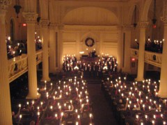 Candlelight Service at Arlington Street Church