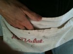Yep, I really do wear this apron.