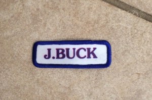 The mysterious name badge